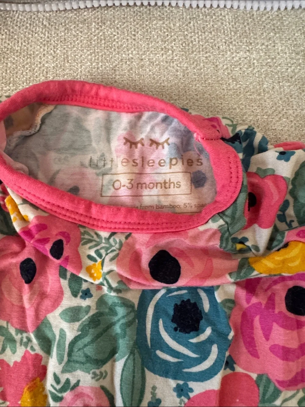 Little Sleepies easy zipper